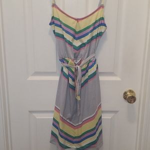 🟢 Women's Asymmetrical striped dress🟢